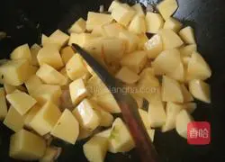 Illustration of how to make mashed potato rice bowl 3