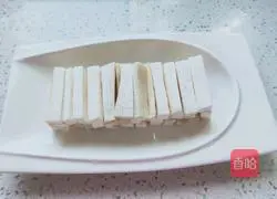 Illustration of how to steam king oyster mushrooms with minced meat 3