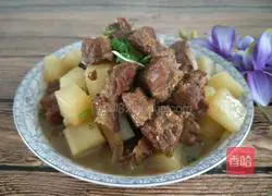 Illustration of Beef Stewed Radish Recipe 1