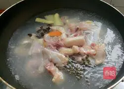 Illustration of how to make taro chicken 1