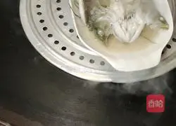 Illustration of how to make steamed seabass 6