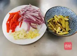 Illustration of how to make sour bamboo shoots and cuttlefish larvae 2