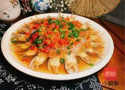 [Lantern Festival on the 15th day of the first lunar month] Illustration of steamed razor clams with garlic vermicelli 18