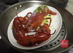 Illustration of how to make steamed lobster 6