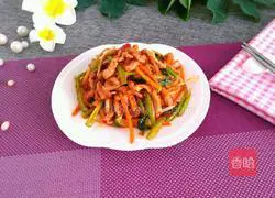 Illustration of authentic Northeastern spicy shredded pork 14