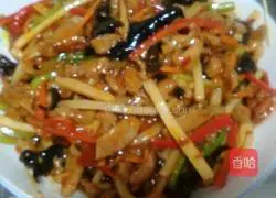 Illustration of how to make fish-flavored shredded pork rice bowl 14