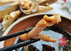 Illustration of how to make steamed razor clams 19