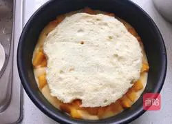 Illustration of how to make six-inch mango yogurt mousse cake 12