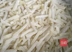 Illustration of home version of French fries 2