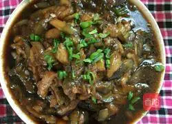 Illustration of how to steam eggplant with less oil 8