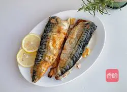 Illustration of grilled herring 9