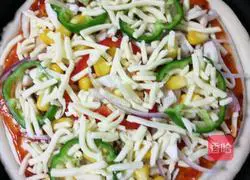 Bacon Pizza Illustration of how to do it 6