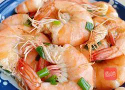 Illustration of how to make fried shrimps with green onion 9