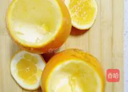Sweet Orange Steamed Egg Recipe Illustration 1