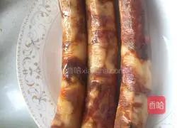 Illustration of making sausage 1