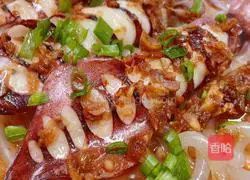 Illustration of how to steam squid with potato flour 9