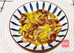 Illustration of how to make garlic-yellow fried squid tentacles 15