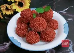 Illustration of how to make lychee shrimp balls 13