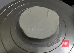 Illustration of how to make floret cream cake 1