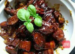 Illustration of how to make abalone braised pork 13