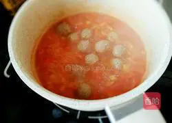 Tomato beef balls Practice illustration 15