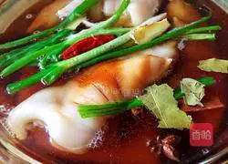 Illustration of roasted pig's trotters 8