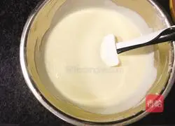 Yoghurt Illustration of making mousse cup 9