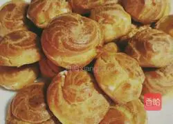 Illustration of how to make cream puffs 11