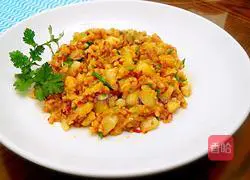 Illustration of spicy mashed potatoes 11