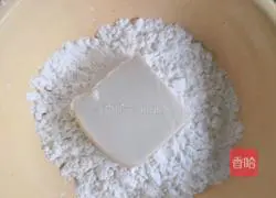 Illustration of how to make pan-fried golden tofu 4