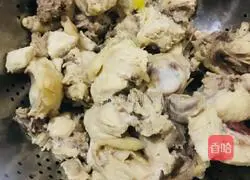 Illustration of Braised Chicken with Cucumber, Lettuce and Bamboo Shoots 3