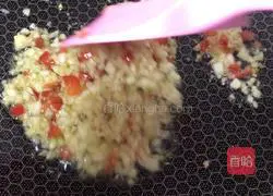 Illustration of how to make open-back shrimp with minced garlic 8
