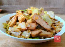 Illustration of how to make stir-fried cabbage with fragrant dried vegetables 6