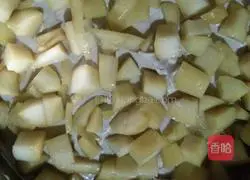 Illustration of how to make coffee mango mousse 5