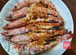 Illustration of how to steam prawns with vermicelli 7