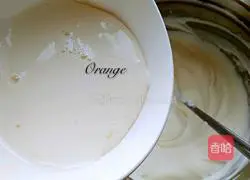 Illustration of how to make matcha yogurt mousse 9