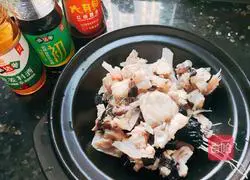 Illustration of braised monkfish recipe 1