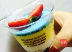 Rainbow mousse cup Practice illustration 4