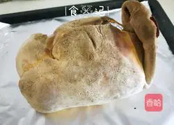 Illustration of how to make lotus leaf chicken 12