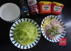 Illustration of how to make fish stew with lettuce 1