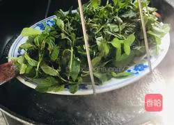 Illustration of how to make mint seabass 6