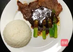 Illustration of how to make pan-fried Australian rib-eye steak 5