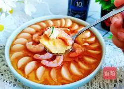 Illustration of how to make steamed eggs with shrimps and tofu 11