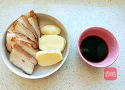 Illustration of how to make potatoes with pork belly 2