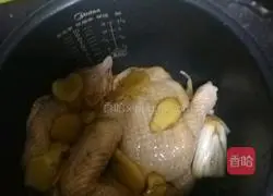 (Rice cooker) shredded chicken illustration 3