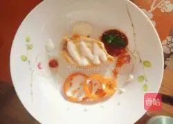 Illustration of how to make Western-style white sauce duck breast 4