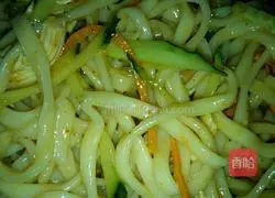 Recipe for cold noodles with shredded chicken in sesame sauce Illustration 9