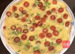 Illustration of how to make grilled sausages with fried egg buns 7