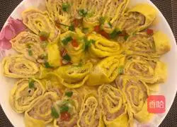 Illustration of how to make egg rolls 5