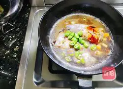 Illustration of how to cook sea bass and roasted beans 8